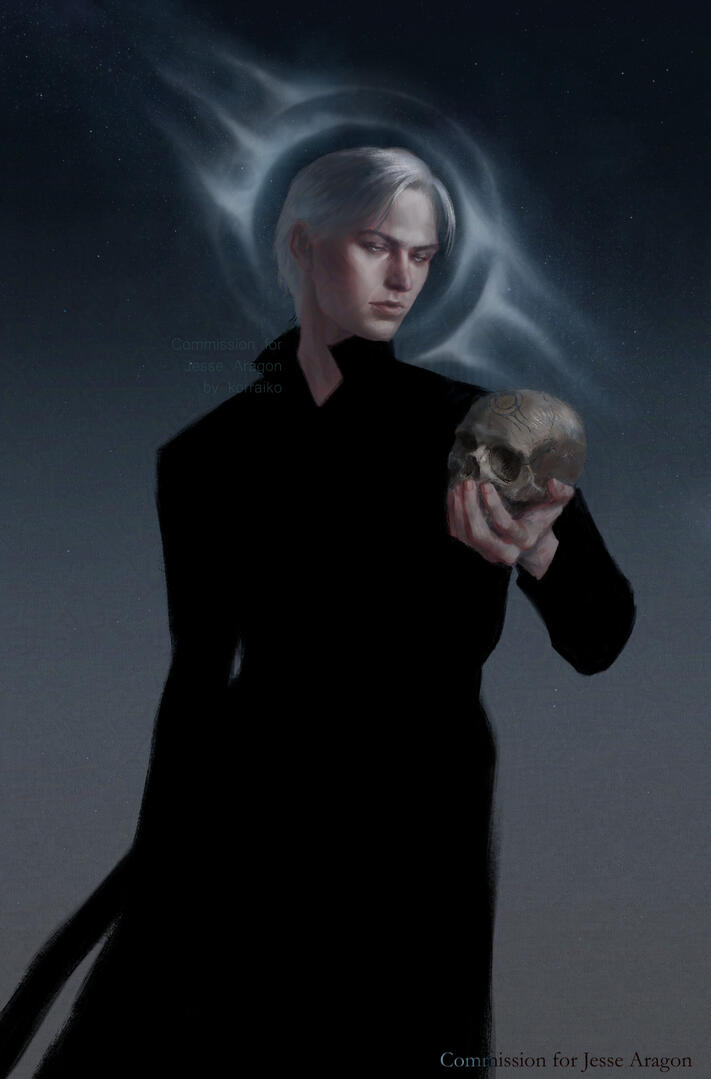 Character art for Jesse Aragon’s novel “The Demon Star”
