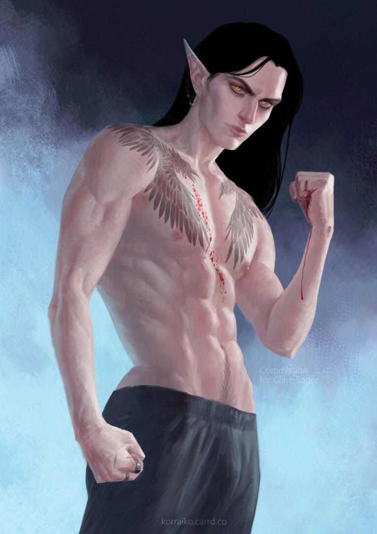 Character art for the author Clare Sager